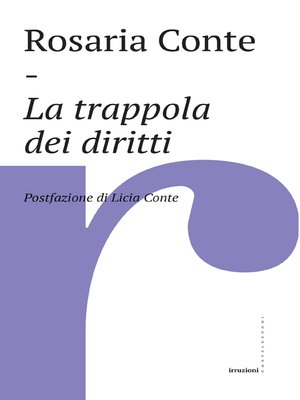 cover image of La trappola dei diritti